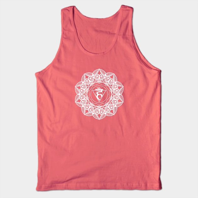 Throat Chakra Mandala - 04 WO Tank Top by Serena King